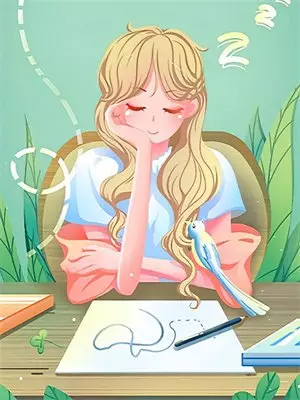 妻子头顶的数字掉到5